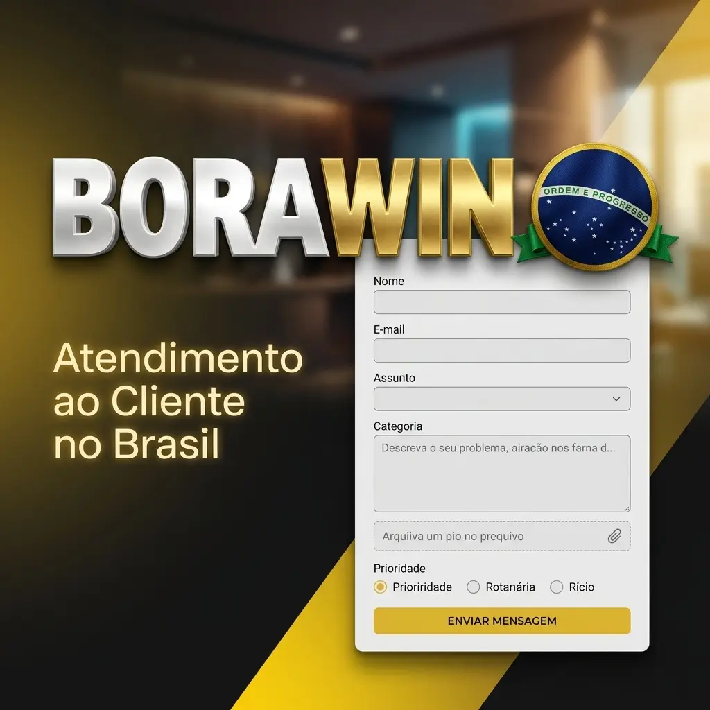Atendimento ao cliente BoraWin Brasil 24/7 via chat ao vivo e e-mail em português