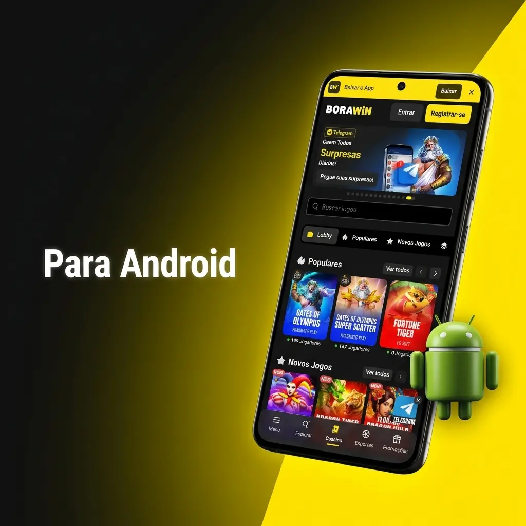 Instalação do app BoraWin no Android: baixe o APK, permita fontes externas e instale em dispositivos com Android 5.0+