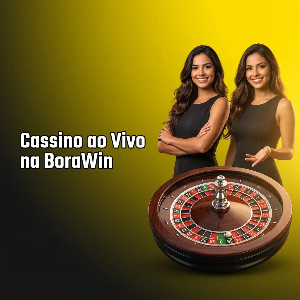 Cassino ao vivo da BoraWin com crupiês reais transmitidos em HD, incluindo roleta, blackjack e Crazy Time