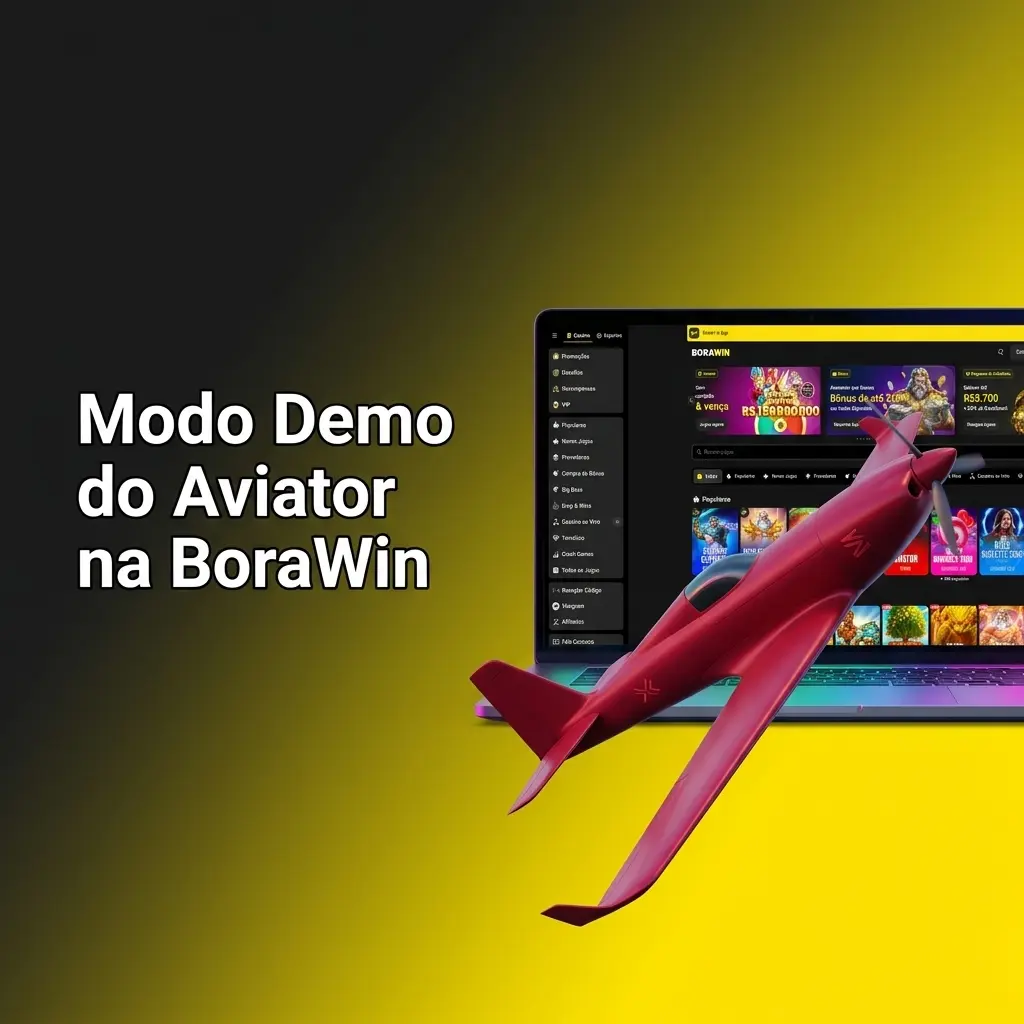 Modo Demo do Aviator na BoraWin com créditos virtuais para praticar sem risco financeiro