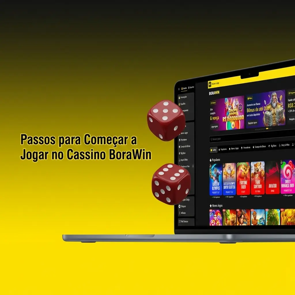 Passos para começar a jogar no Cassino BoraWin: cadastro, depósito via PIX e escolha de jogos online