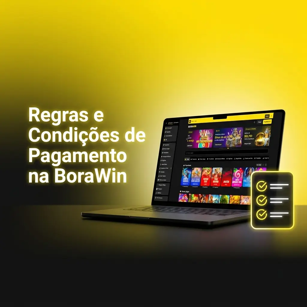 Regras e condições de pagamento na BoraWin: saques, depósitos e verificação de identidade